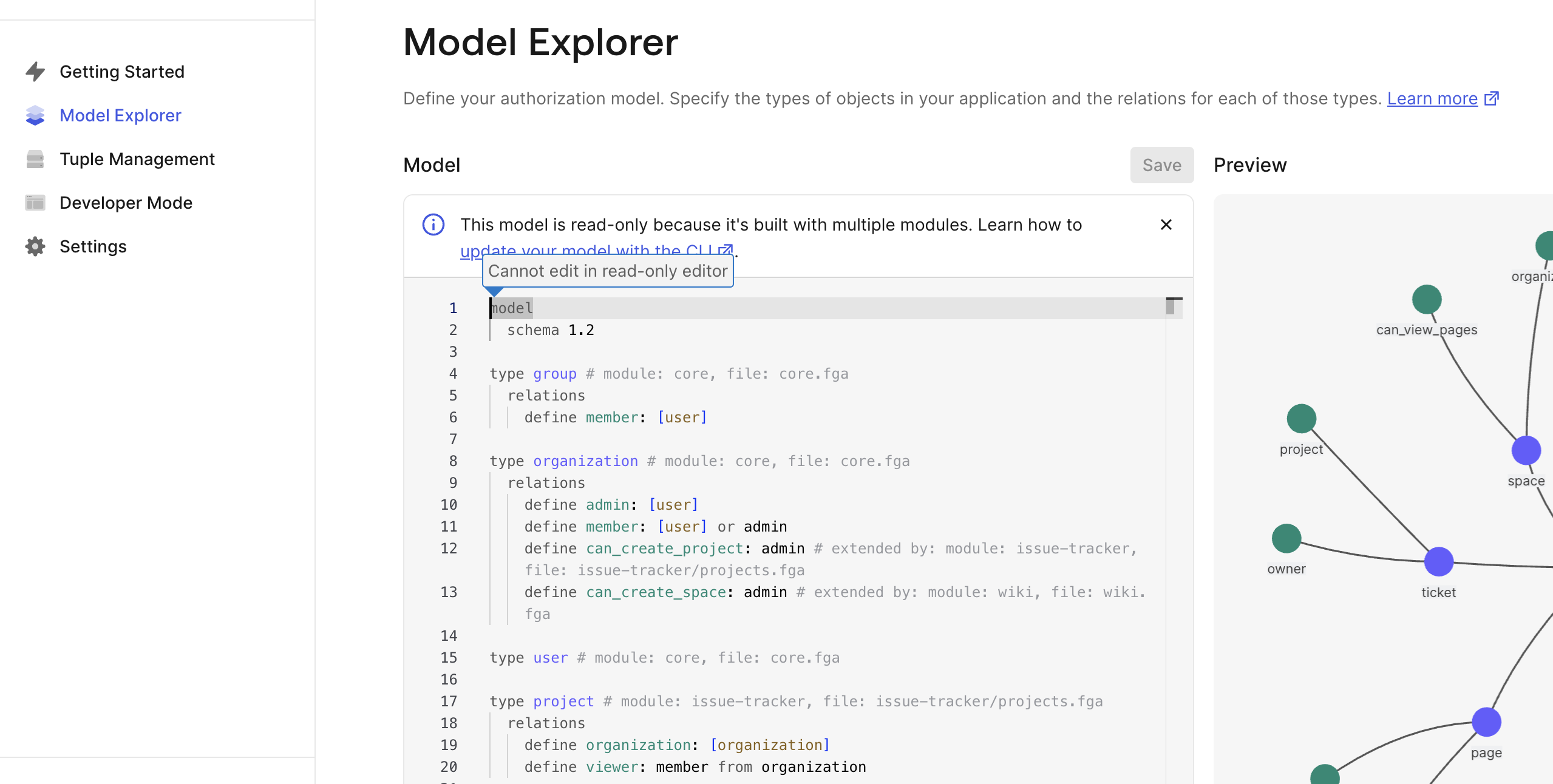 Image showing Model Explorer with Modular Model